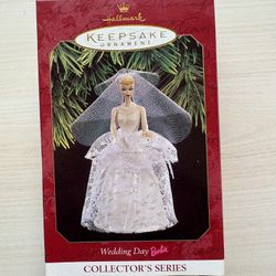 1997 Barbie #4 Wedding Day Barbie Christmas Ornament 