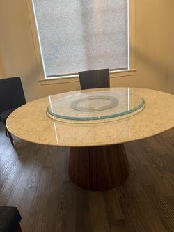 Rare find - glass lazy Susan 36”