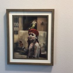 Indian Boy With Bird