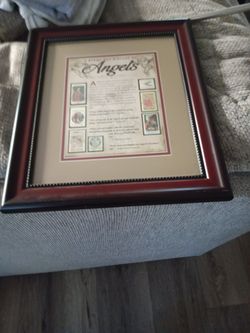 Angel Stamp Collection Frame