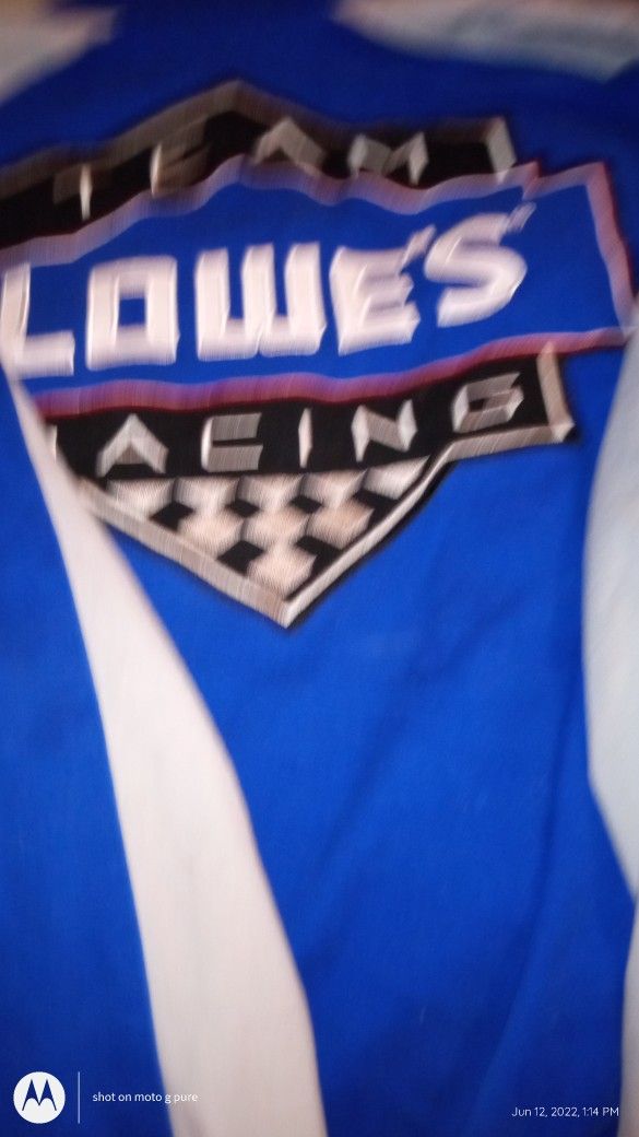 Jimmy Johnson Lowe's NASCAR Racing Jacket Vintage 1990s