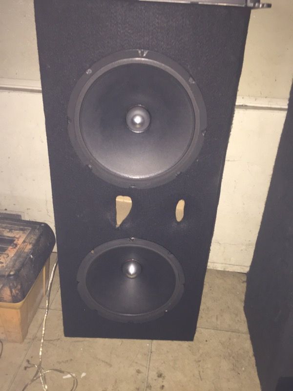 10" full range speaker and Sony amp