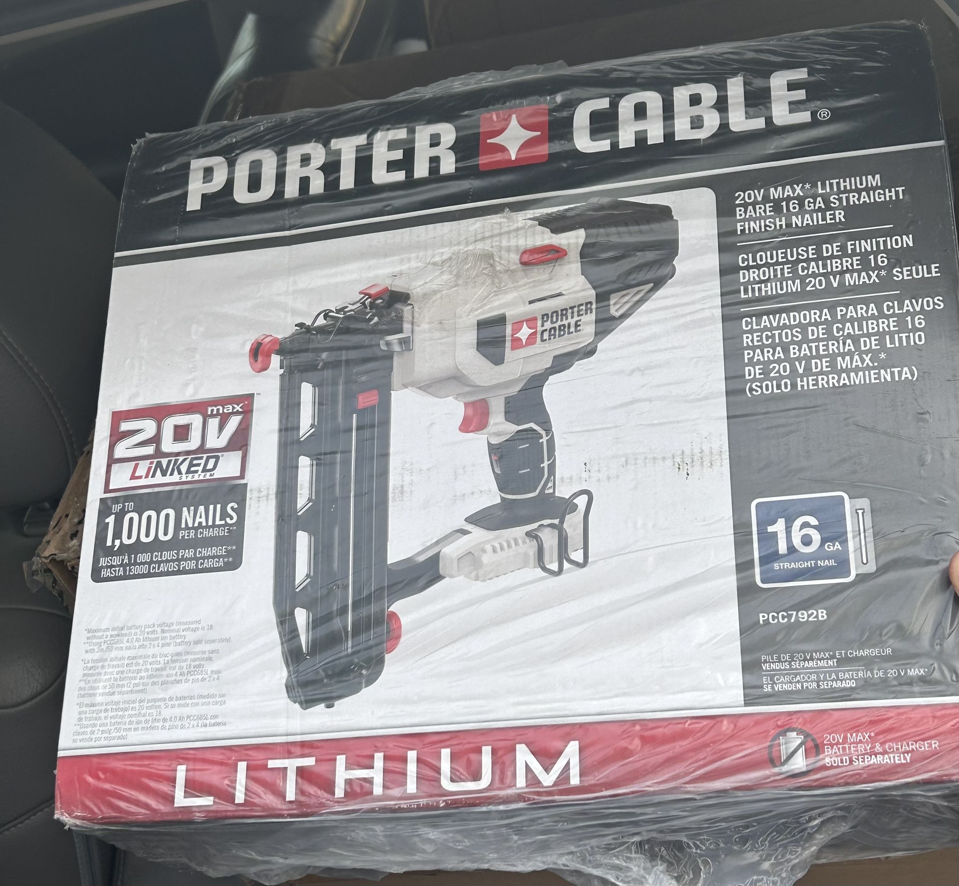 Nail Gun For Roofers And Builders Porter+Cable Brand New Sealed Box