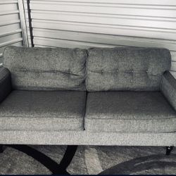 Nice Comfy XL 7 Foot Gray Couch! 
