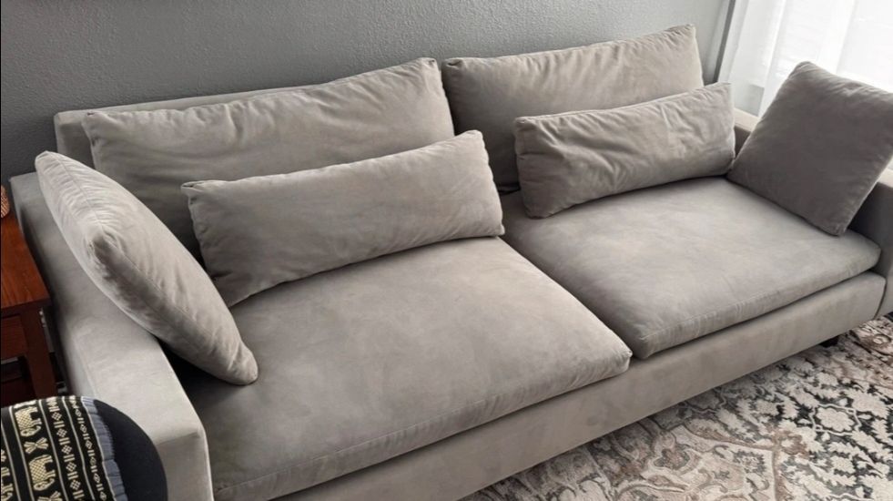 West Elm Grey Sofa