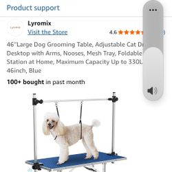 46 Inch Dog Grooming Table 