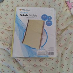 Insertable 5-Tab Dividers