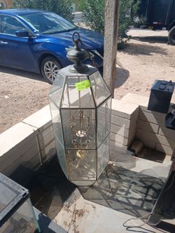 Antique Large hanging light fixture