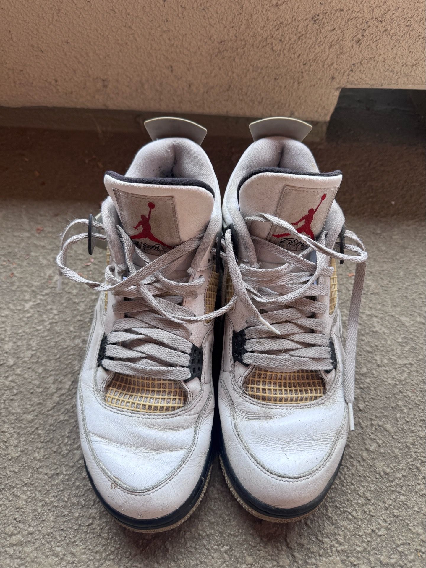 Air Jordan 4 White Cement