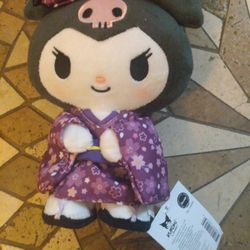 Brand New 12" Kuromi Plush