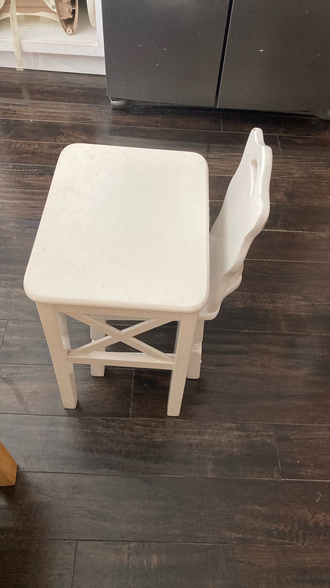 Wooden Table And Chair