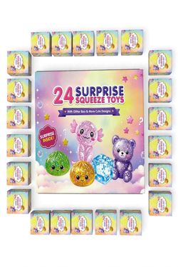 : 24 Day Surprise Squeeze Toys Advent Calendar - Brand New
