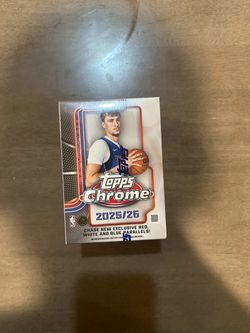 2025-26 Topps NBA Chrome Basketball Trading Card Value Box