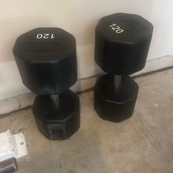 120lbs Dumbbells