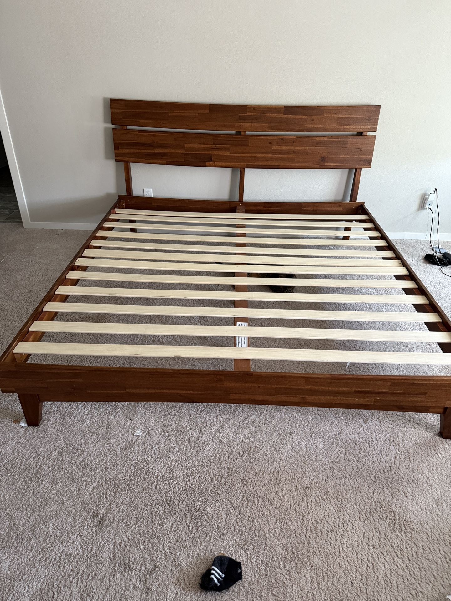 King Size Bed Frame & Night Stand