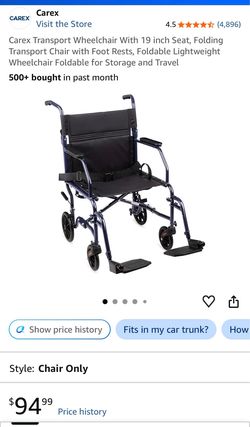 Transport wheel chair