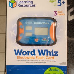 Word Whiz Electronic Flash Cards 