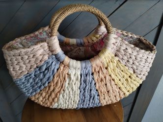 Hand made multi color bag