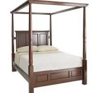 Pier 1 imports RP Ashworth King Poster Bed Chestnut SCU 2222666