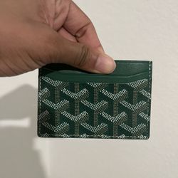 Green Designer Wallet Cardholder 