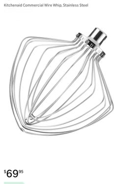 Kitchenaid Commercial Wire Whip, Stainless Steel