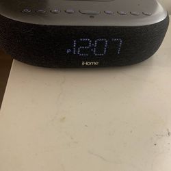 Ihome Time boost Bluetooth Speaker Alarm Clock 
