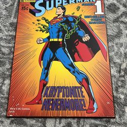 The Amazing New Adventures Of Superman Hardwood Comic Cover