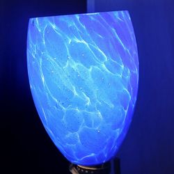 Vintage Colbalt Lamp Shades