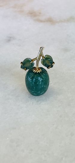 Cute Jade Apple Pendant