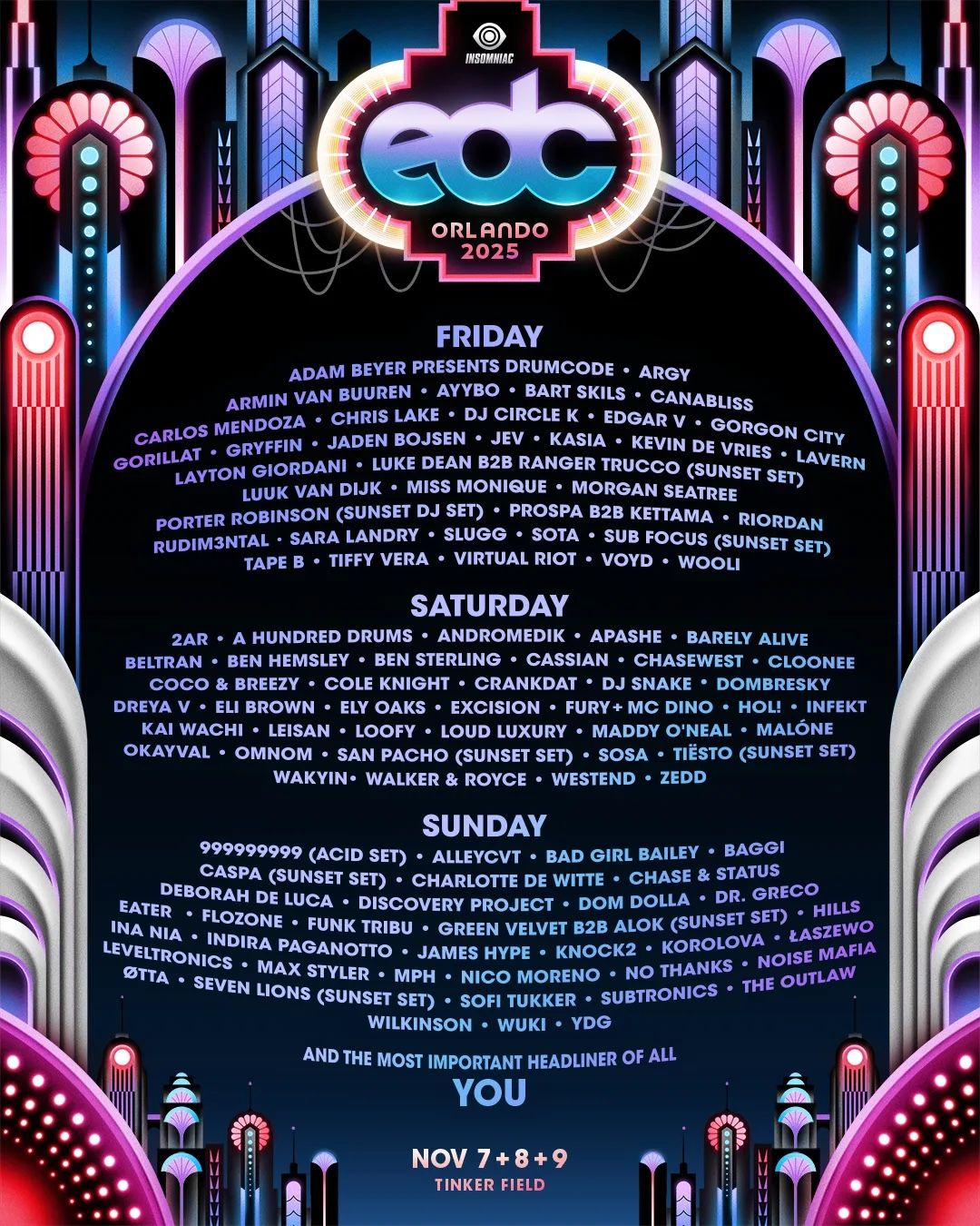 Edc Sunday Only Last Day!!