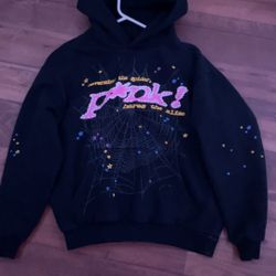 Sp5der P*nk Hoodie 'Black'