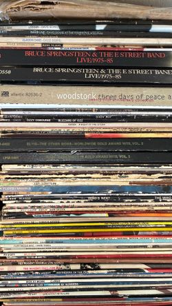 LPs albums records lots of them