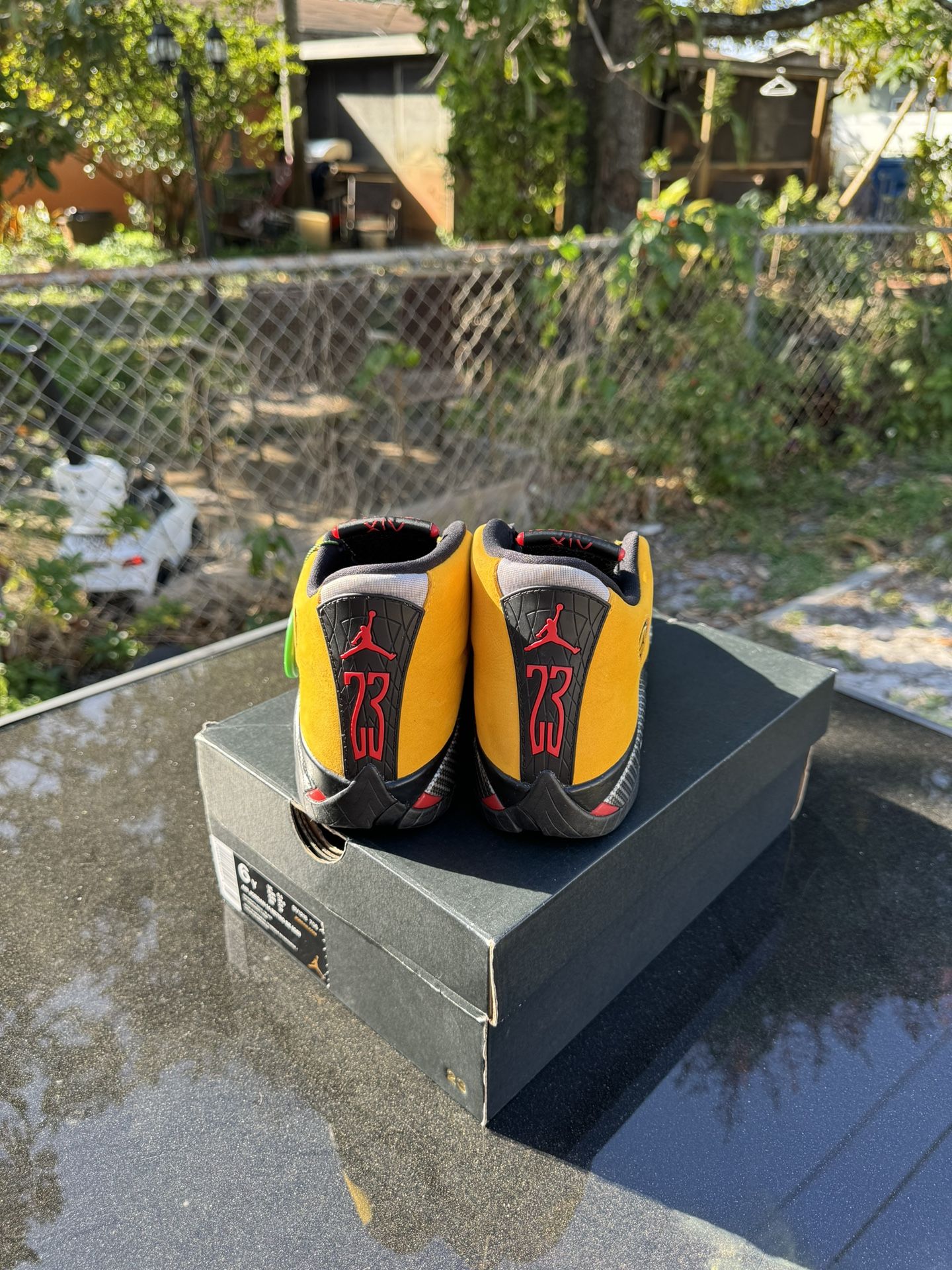 Air Jordan 14 Retro University Gold (Reverse Ferrari)