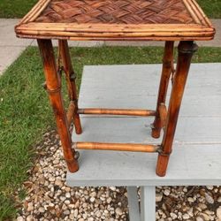 Small Vintage Bamboo Plant Stand / If it's listed, it's available for pickup 