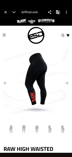 Raw High Waisted Leggings