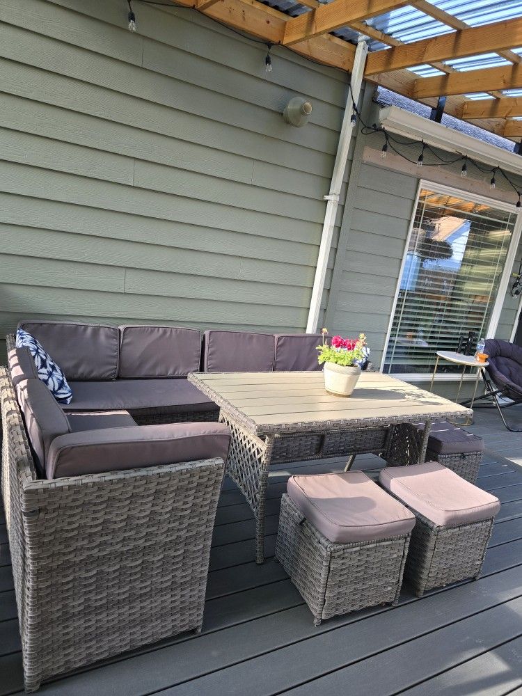 Patio Furniture 7-piece Outdoor Dining Set