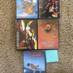 5 pack live rock performances for dvd