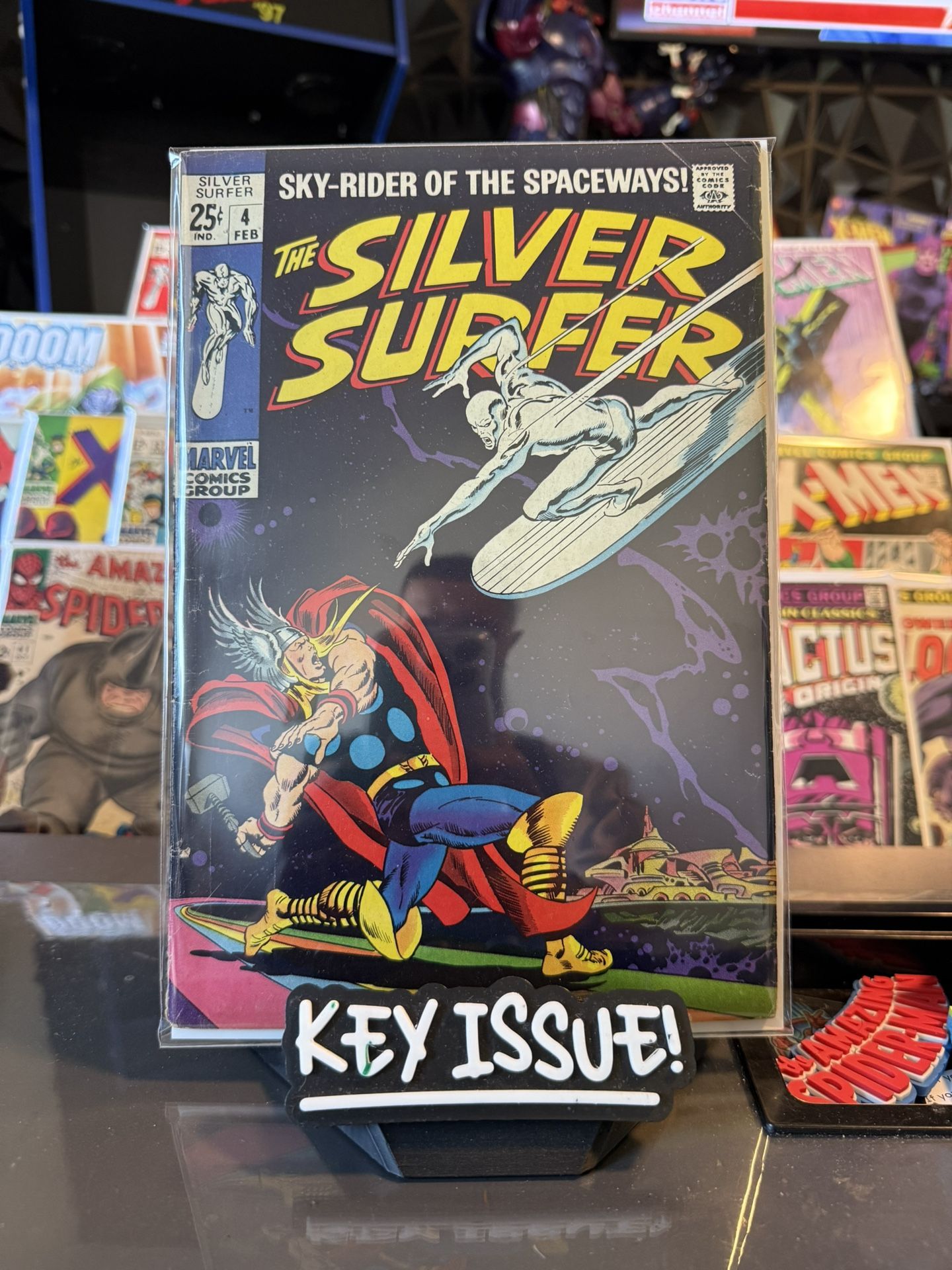 Silver Surfer #4 (2nd Mephisto Comic Book)