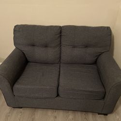 3 Piece Ink Color Living Room Set With Sofa Bed 