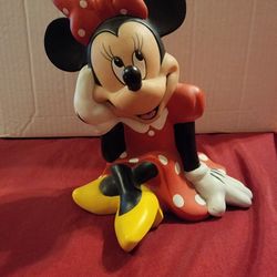 Disney/Minnie Mouse/Tote BAG+Piggy Bank/8" Tall