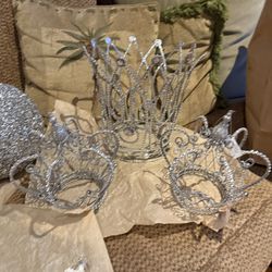 Wedding princess Christmas Ornaments And Tree Topper Lot