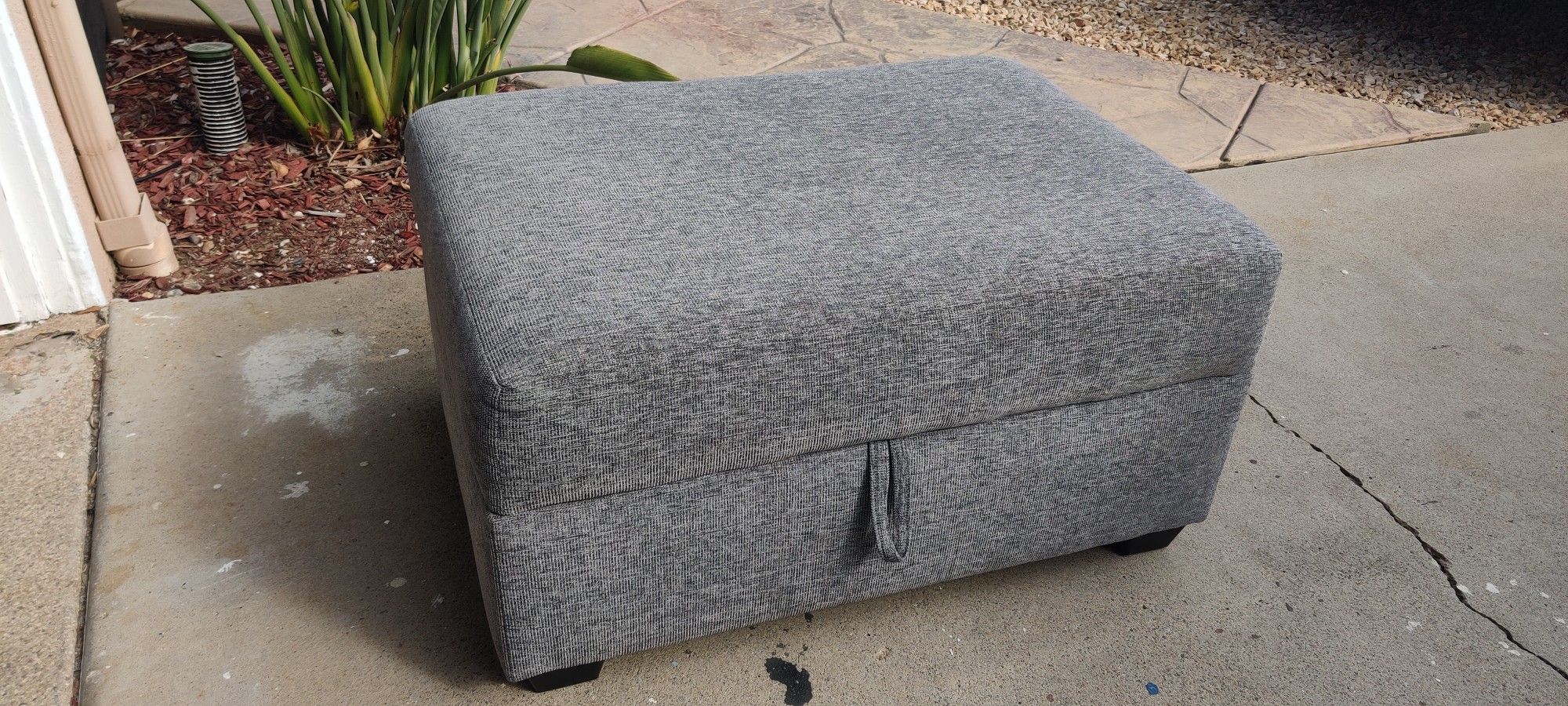 Living Spaces Storage Ottoman