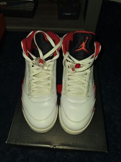 Jordan Fire Red 5's  Sz 10.5