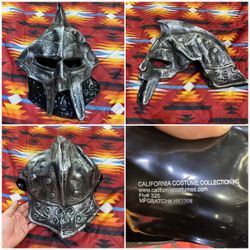 Gladiator Adult Rubber Silver Mask Mf Doom California Costume Collection
