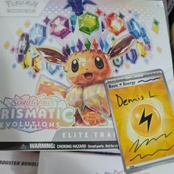 Pokemon Prismatic Evolutions Elite Trainer Box 