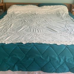 Battenberg Lace Shower Curtain