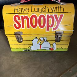 Snoopy Vintage Lunchbox 1968