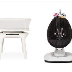 4Moms Mamaroo Swing and Bassinet Bundle