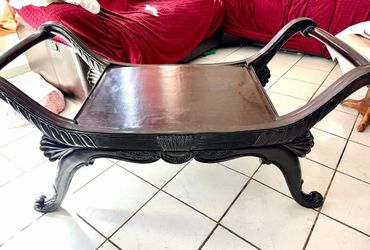 Vintage wooden bench