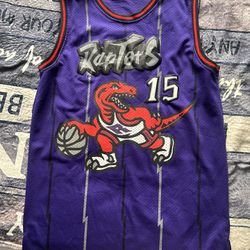 NBA Toronto Raptors basketball Nike Purpe jersey #15 Vince Carter size M adult 